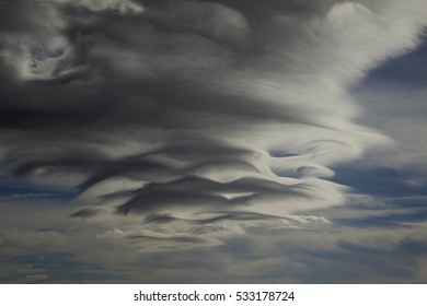 Beautiful Cloud Forms On Blue Sky