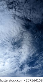beautiful and beautiful cloud portrait 