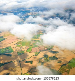 Beautiful Cloud Sky View From Aeroplane Window