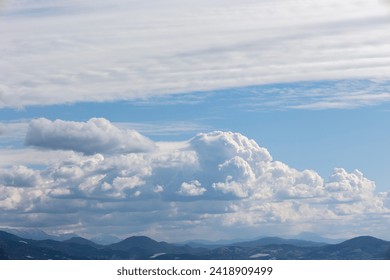 beautiful clouds background in the sky