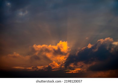 Beautiful clouds in the dramatic sky , beautiful clouds and skies , cloudscape photography, dense clouds in the dark sky  - Shutterstock ID 2198120057