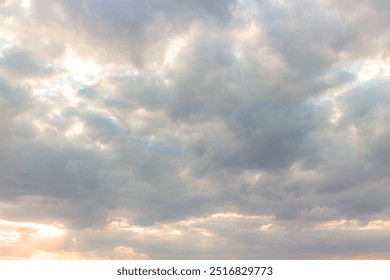Beautiful clouds float through the sky and make the perfect backdrop or overlay for your projects