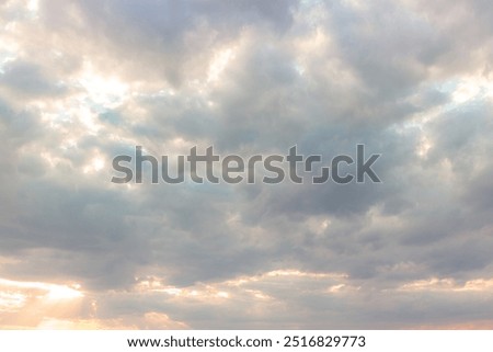 Beautiful clouds float through the sky and make the perfect backdrop or overlay for your projects