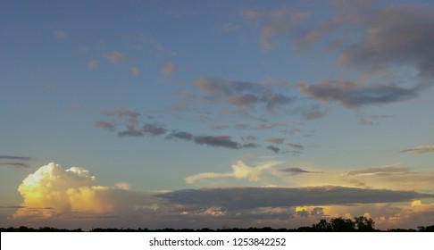 Beautiful clouds over Waco Texas