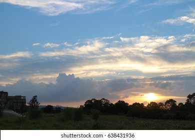 Beautiful Clouds and sunset
