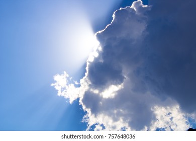 Beautiful Clouds With The Sunshine