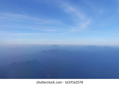 Beautiful cloudscape captured from the plane