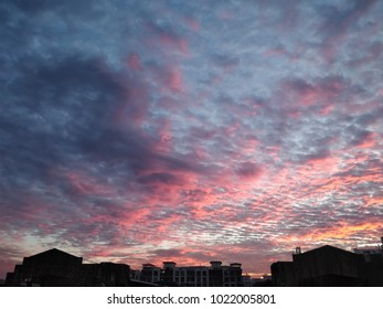 Beautiful cloudscape during sunset