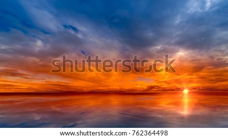 Similar – Image, Stock Photo Sunrise breaking through the thick white fog at the top of Vuokatti Hill, a ski resort in Vuokatti, Finland. A view of the frozen chairlift. The Scandinavian experience of winter