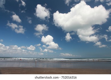 Beautiful Cloudy Beach