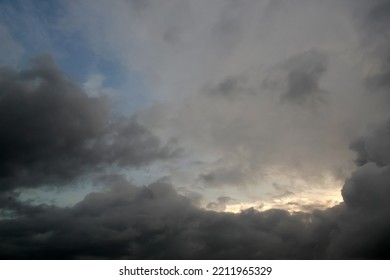 Beautiful Cloudy Evening Sky photo - Shutterstock ID 2211965329