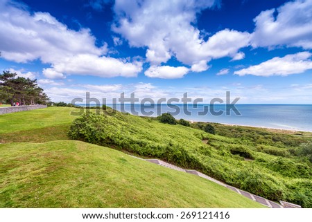 Beautiful Coast of Normandy - France.