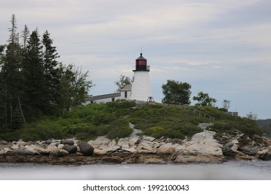 Beautiful Coastal Maine Lighthouse Building