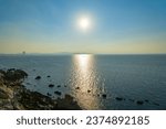 Beautiful coastline, Penglai, Shandong, China