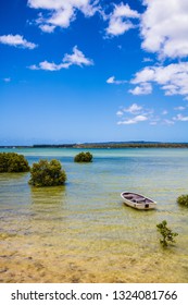 Beautiful Coastline, Tin Can Bay In Australia.