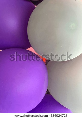 Beautiful color balloons at party
