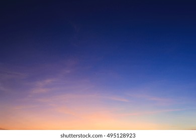Beautiful color of sunset - Shutterstock ID 495128923