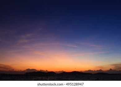 Beautiful color of sunset - Shutterstock ID 495128947