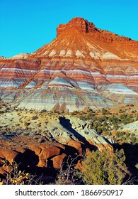 Beautiful colorful rock formation mountain - Shutterstock ID 1866950917
