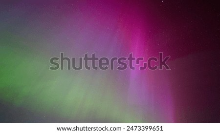 Beautiful colorful sky, colors of northern lights, aurora borealis