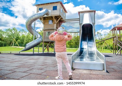 Beautiful Comfortable Multifunctional Playground Made Of Wood