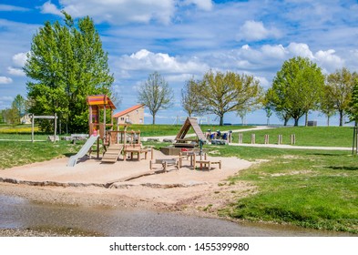 Beautiful Comfortable Multifunctional Playground Made Of Wood