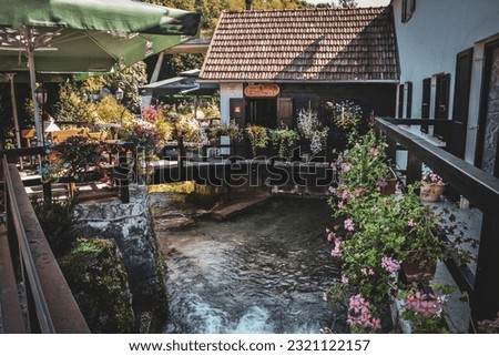 Beautiful Corners of Rastoke Village, Croatia