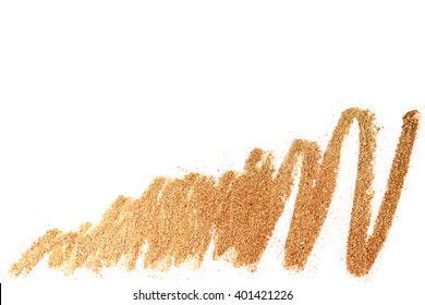 Beautiful cosmetics sample  on a white background.