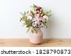 bouquet vase background