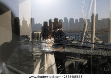 Cheerful couple of lesbian women in love at home