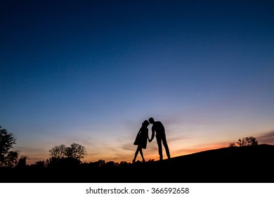 Beautiful Couple In Love. Guy Plays With Girl. Rendezvous In The Park. Romantic Trip. Love Story. Lovers On A Walk.