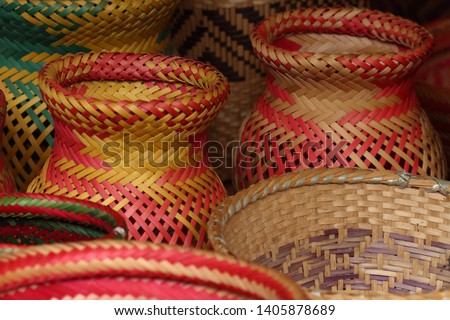 Beautiful Craft Indigenous Baskets. Brazil
