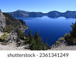 Beautiful Crater Lake in Oregon 
