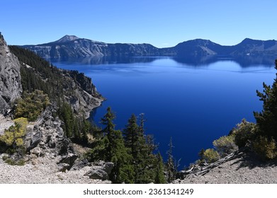 Beautiful Crater Lake in Oregon  - Powered by Shutterstock