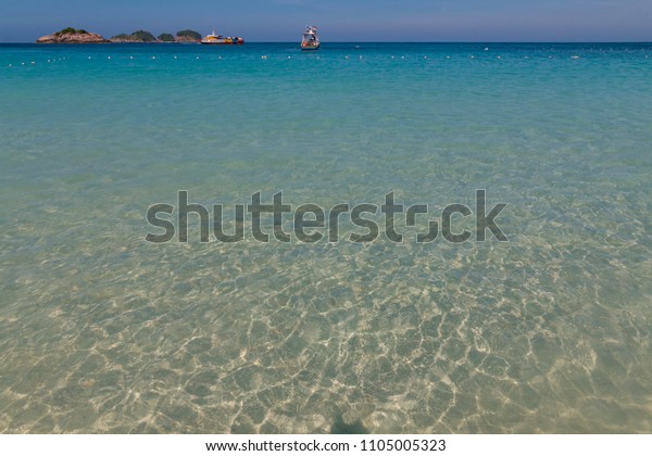 Beautiful Crystal Clear Water Long Beach Stock Photo Edit Now