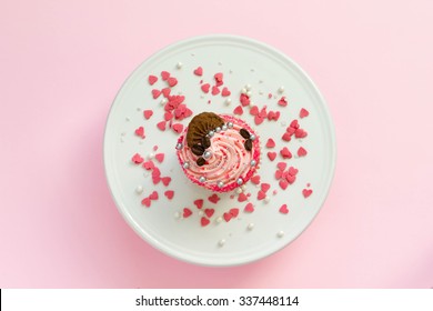 Beautiful Cupcake Top View