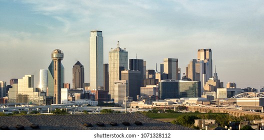 The Beautiful Dallas, TX Skyline; 