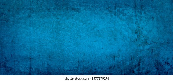 Beautiful dark blue stucco wall background with decorative space With space for text