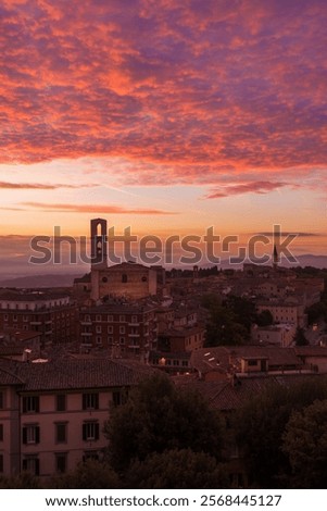 Similar – Image, Stock Photo Perugia, historic city of Umbria, Italy