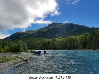 Beautiful Day Fishing On The Kenai River