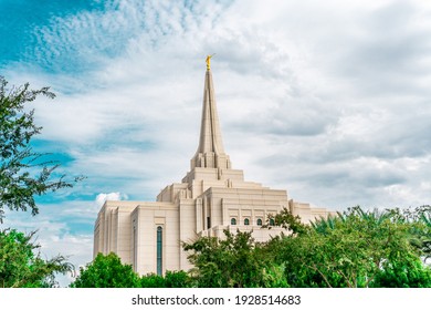 A Beautiful Day At The Lds Gilbert Temple
