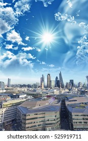 Beautiful Day On London Skyline.