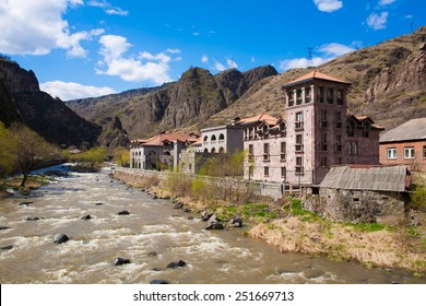 Beautiful Day In The Spring Landscape Of The Mountain Armenia