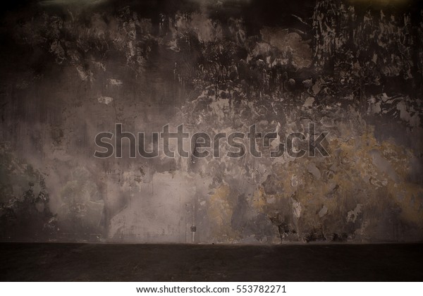 Beautiful Decor Textured Concrete Wall Dark Stock Photo Edit Now