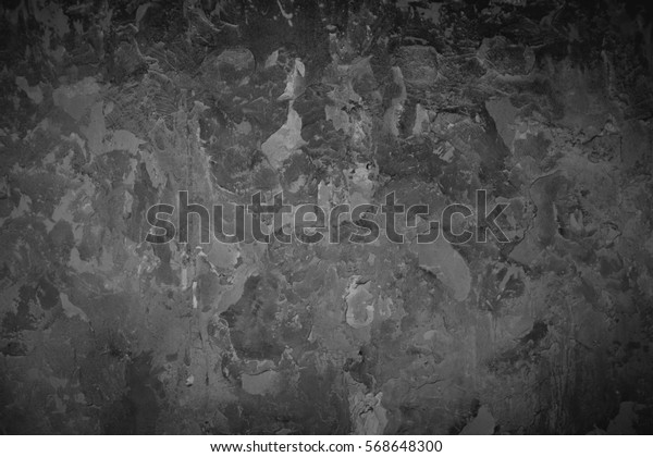 Beautiful Decor Textured Concrete Wall Dark Stock Photo Edit Now