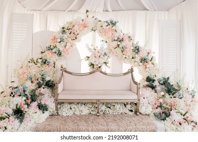 Beautiful Decoration Malay Wedding Ceremony Stock Photo 2192008071