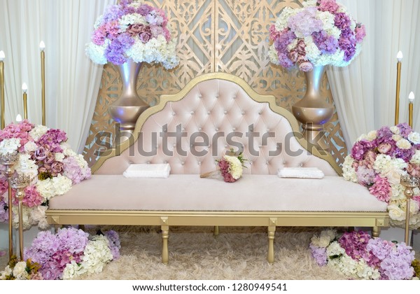 Beautiful Decoration Malay Wedding Ceremony Stock Photo Edit Now