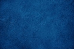 Hermosa Marina Decorativa Azul Fondo De Muro De Stucco. Resumen De Arte Banner Web De Textura Gruesa Con Espacio De Copia Para El Diseño