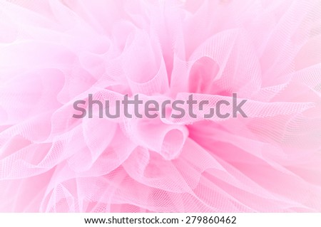 Beautiful delicate pink background mesh fluffy fabric