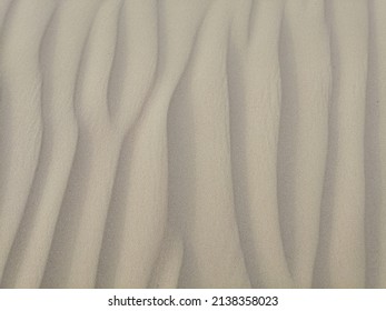 Beautiful Desert Sand Ripples Sculpted By Constant Wind Action.